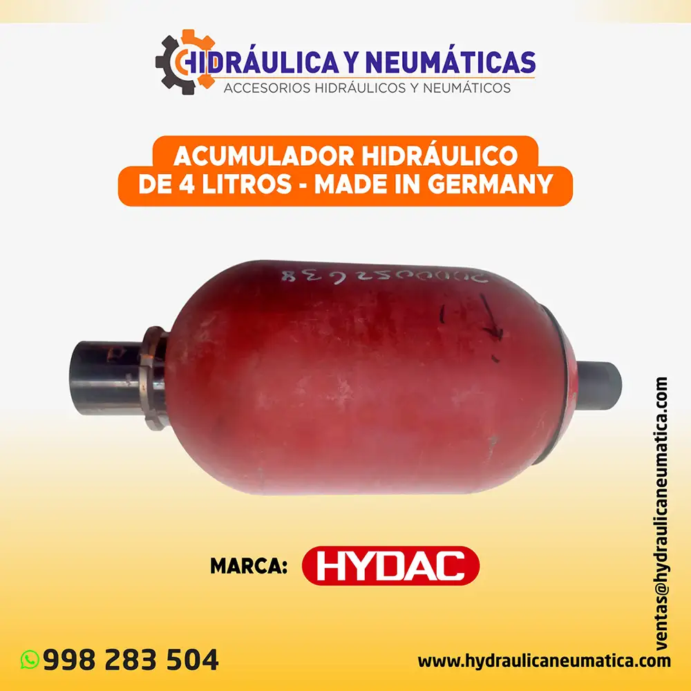 Acumulador Hidraulico Japan, marca hydac