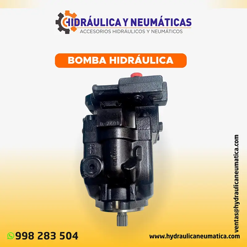 Bomba hidráulica de pistoines en venta