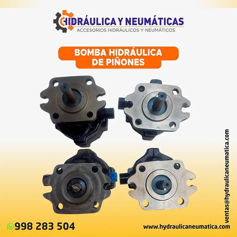 Bomba hidráulica de piñones